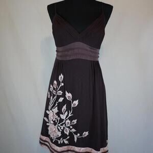 gorgeous floral midi dress by Sue Wong